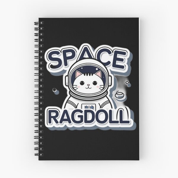 Item preview, Cute Astronaut Ragdoll Space Cat designed and sold by ThreadSignalHQ.