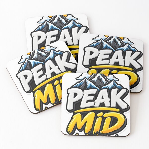 Item preview, Peak Mid Funny Sarcastic Mountain Typography Design designed and sold by Promoffy.