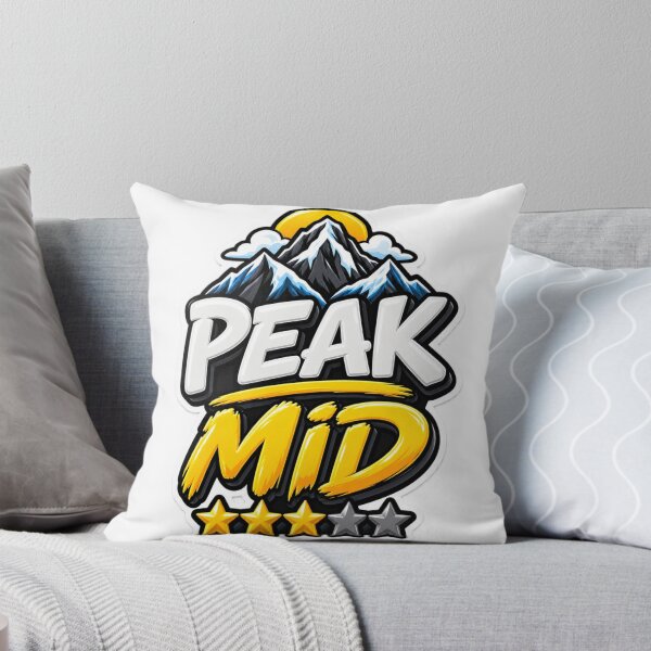 Item preview, Peak Mid Funny Sarcastic Mountain Typography Design designed and sold by Promoffy.