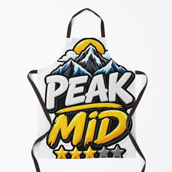 Item preview, Peak Mid Funny Sarcastic Mountain Typography Design designed and sold by Promoffy.
