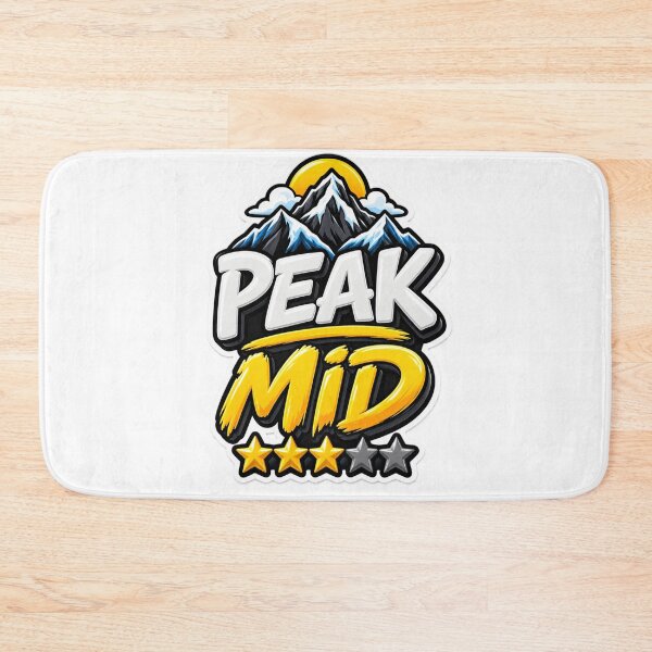 Item preview, Peak Mid Funny Sarcastic Mountain Typography Design designed and sold by Promoffy.
