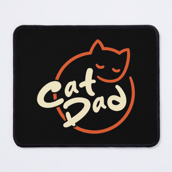 Item preview, Cat Dad Retro Circle Design designed and sold by Dmo3HarkoArt.
