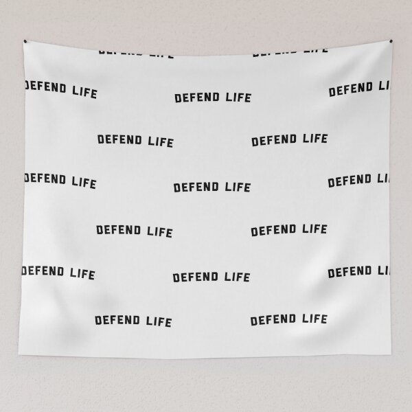 Item preview, Defend Life Sticker designed and sold by carlocurley.