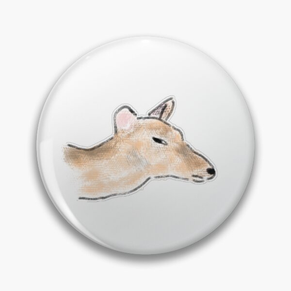 Item preview, Grumpy Doe Deer Side Eye Profile Drawing designed and sold by raun.draw.