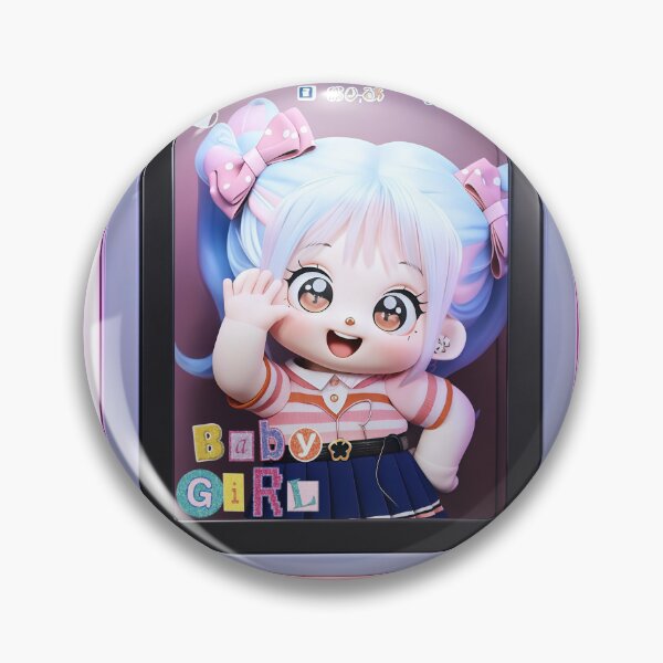 Item preview, Retro Y2K Arcade Photobooth Machine Cute Doll – Baby Girl Kawaii Aesthetic designed and sold by Nicole_83.