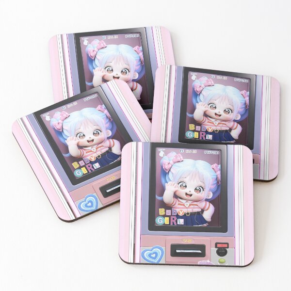 Item preview, Retro Y2K Arcade Photobooth Machine Cute Doll – Baby Girl Kawaii Aesthetic designed and sold by Nicole_83.