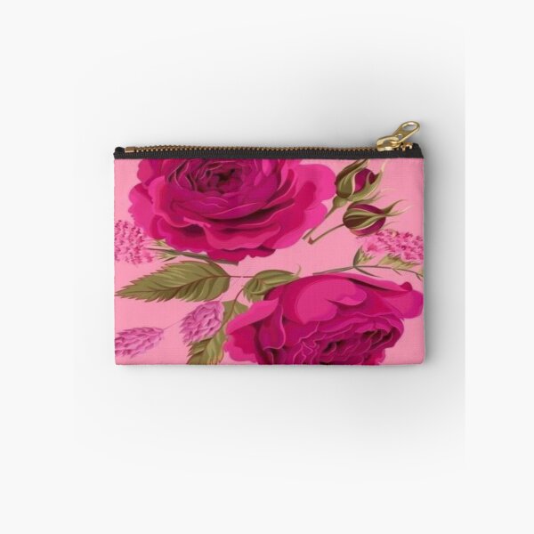 Item preview, Dreamy Roses And Buds Pink Background Artwork  designed and sold by NivyasArtistry.