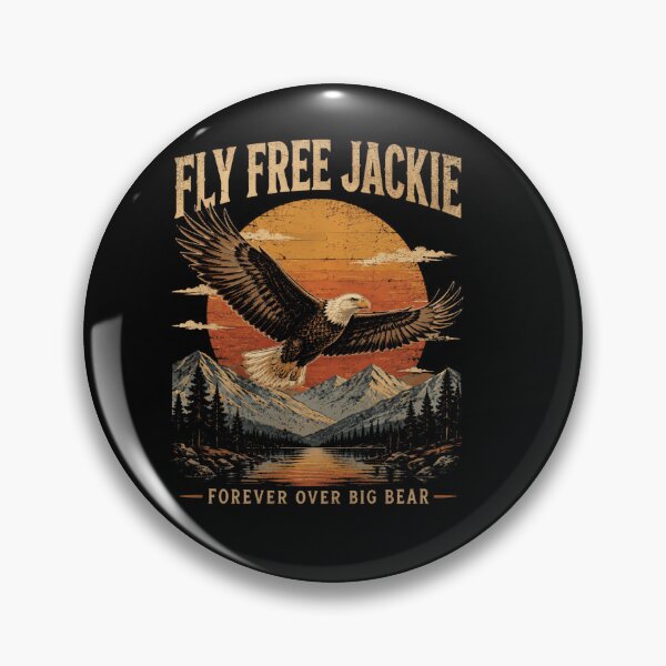 Item preview, Fly Free Jackie Eagle Memorial Tribute For Men Women designed and sold by DavidThe1.