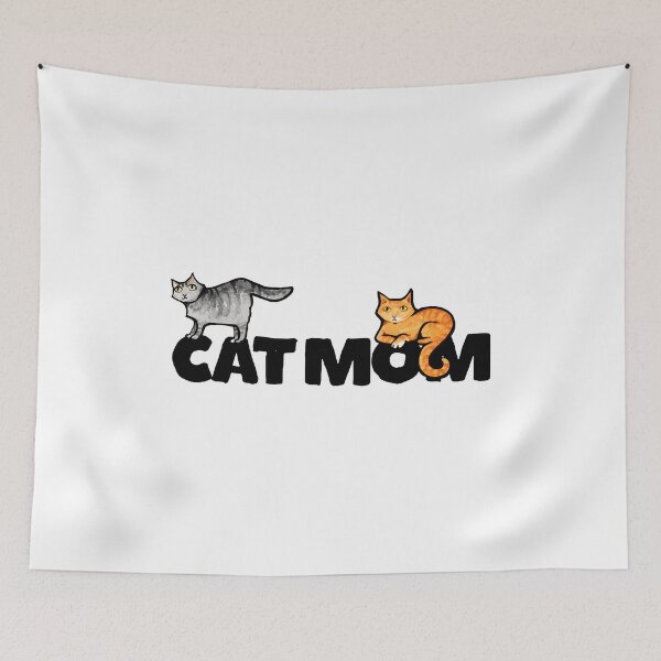Item preview, Cat Mom Text and Cute Cats Design designed and sold by Dmo3HarkoArt.