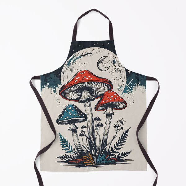 Item preview, Vintage Mystical Mushrooms Dark Academia designed and sold by ThreadSignalHQ.