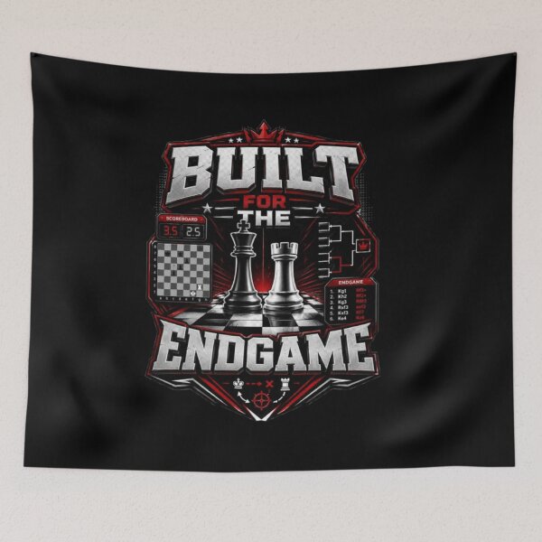 Item preview, Built For The Endgame Competitive Chess Player designed and sold by KnightVibe.
