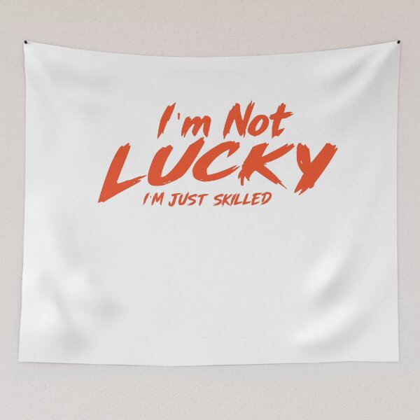 Item preview, I’m Not Lucky I’m Just Skilled Gamer T-Shirt – Gaming Graphic Tee designed and sold by Artimax-Studio.
