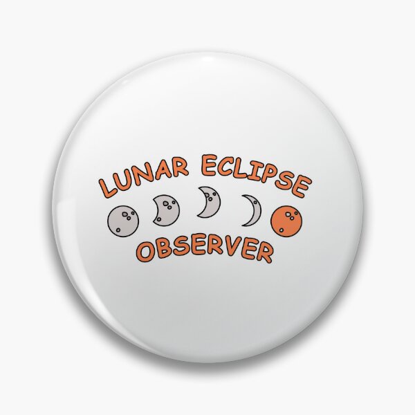 Item preview, Lunar Eclipse Observer Moon Astronomy Stargazer Design designed and sold by DesignDazzles.