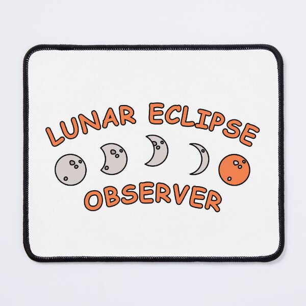 Item preview, Lunar Eclipse Observer Moon Astronomy Stargazer Design designed and sold by DesignDazzles.