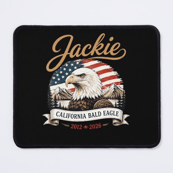 Item preview, Fly High Jackie Bald Eagle Forever Our Queen Memorial designed and sold by DavidThe1.