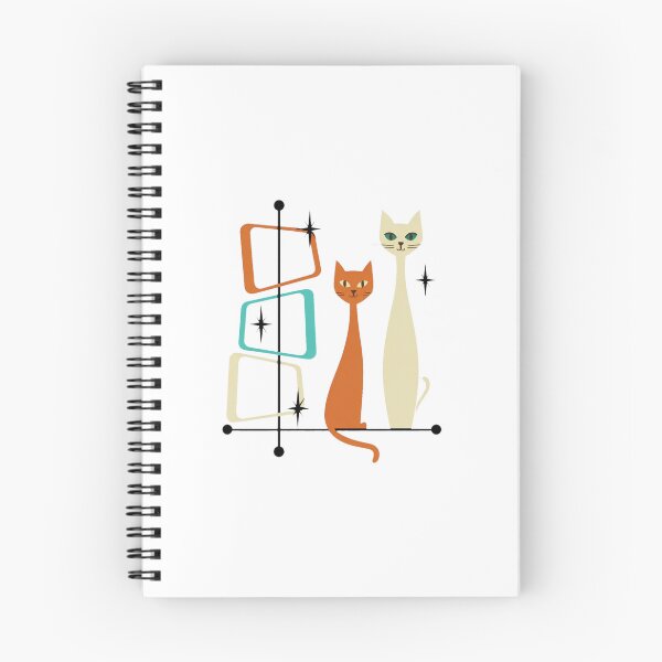 Item preview, Retro Atomic Cats Mid Century Modern Art designed and sold by Dmo3HarkoArt.