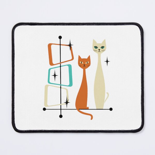 Item preview, Retro Atomic Cats Mid Century Modern Art designed and sold by Dmo3HarkoArt.