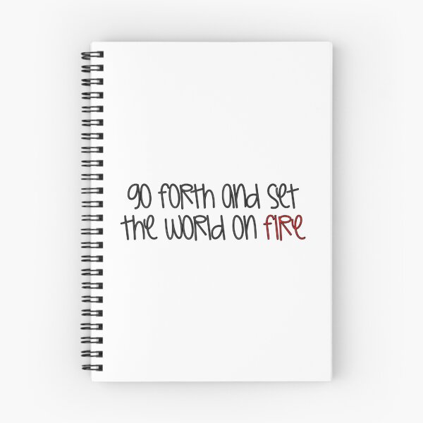 Item preview, Go Forth And Set The World On Fire  designed and sold by carlocurley.