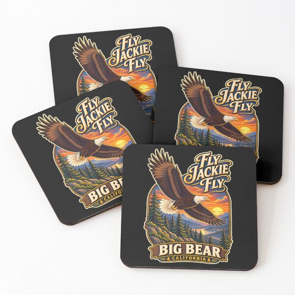 Item preview, Retro Jackie Big Bear Eagle California Wildlife Tribute designed and sold by Amerakstore.
