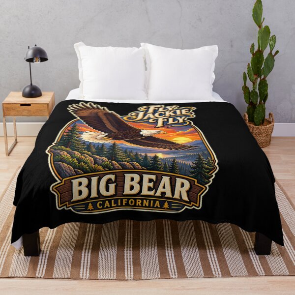 Item preview, Retro Jackie Big Bear Eagle California Wildlife Tribute designed and sold by Amerakstore.