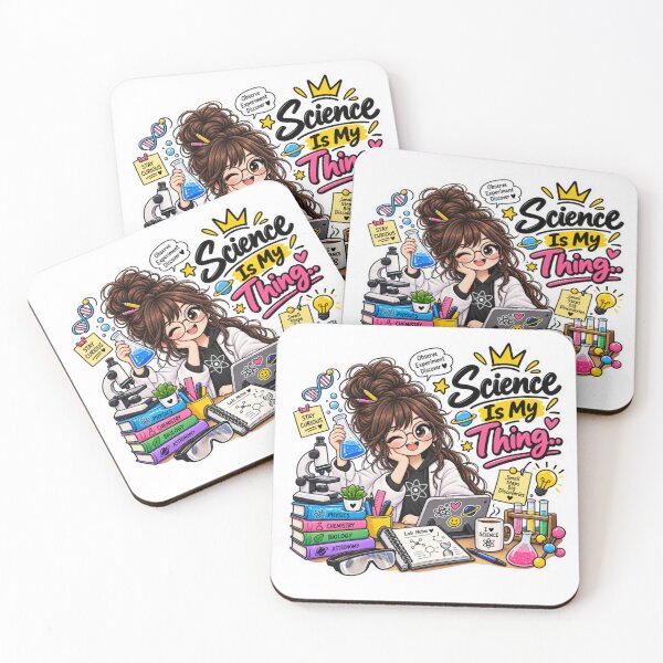 Item preview, Science Is My Thing Cute Scientist Sticker | STEM Student & Science Lover designed and sold by Genzfirevibes.