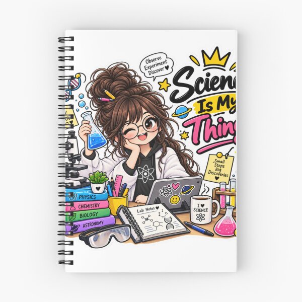 Item preview, Science Is My Thing Cute Scientist Sticker | STEM Student & Science Lover designed and sold by Genzfirevibes.