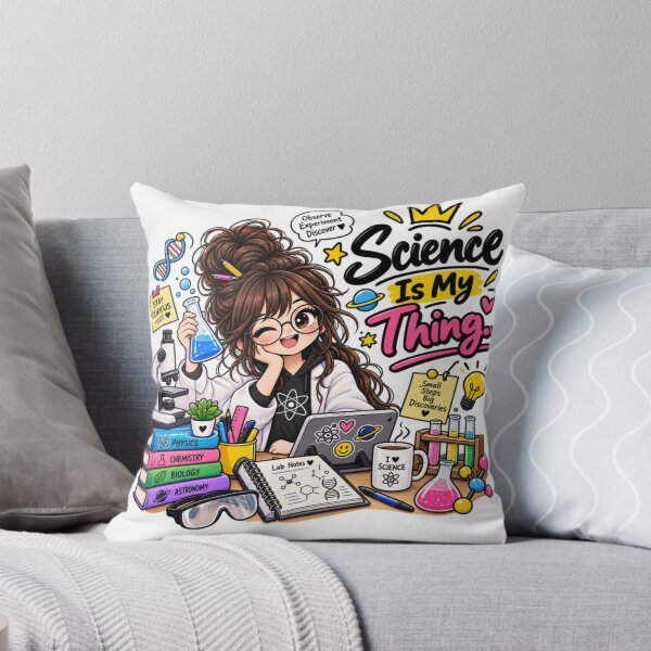 Item preview, Science Is My Thing Cute Scientist Sticker | STEM Student & Science Lover designed and sold by Genzfirevibes.