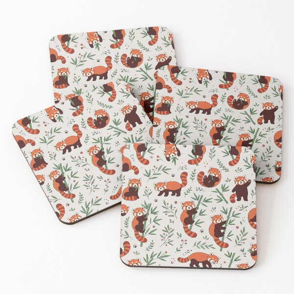 Item preview, Cute Red Panda and Bamboo Forest Seamless Pattern Design by MNS designed and sold by ashenlocs.