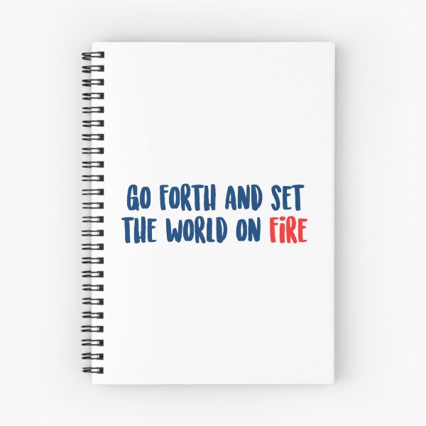 Item preview, Go Forth And Set The World On Fire  designed and sold by carlocurley.