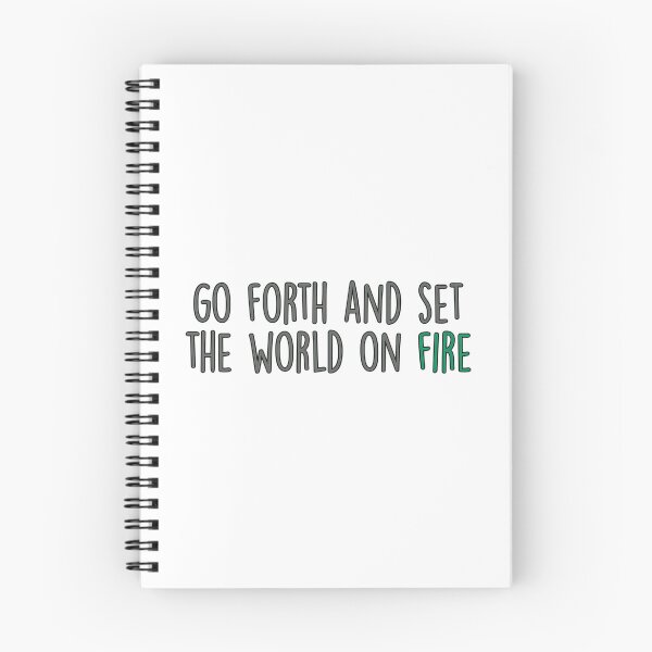 Item preview, Go Forth And Set The World On Fire  designed and sold by carlocurley.