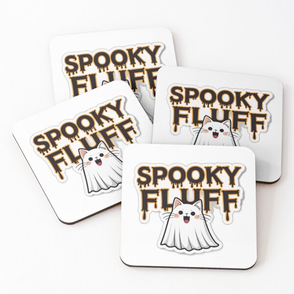 Item preview, Spooky Fluff Maine Coon Ghost Cat designed and sold by ThreadSignalHQ.