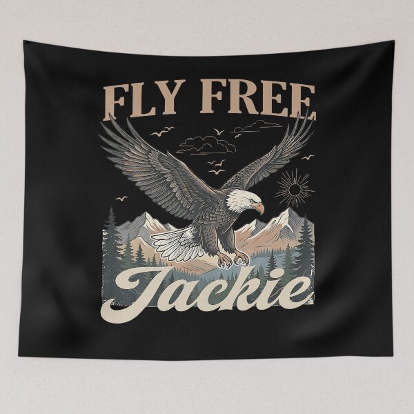 Item preview, Jackie Fly Free Big Bear Eagle California Wildlife Tribute designed and sold by DavidThe1.