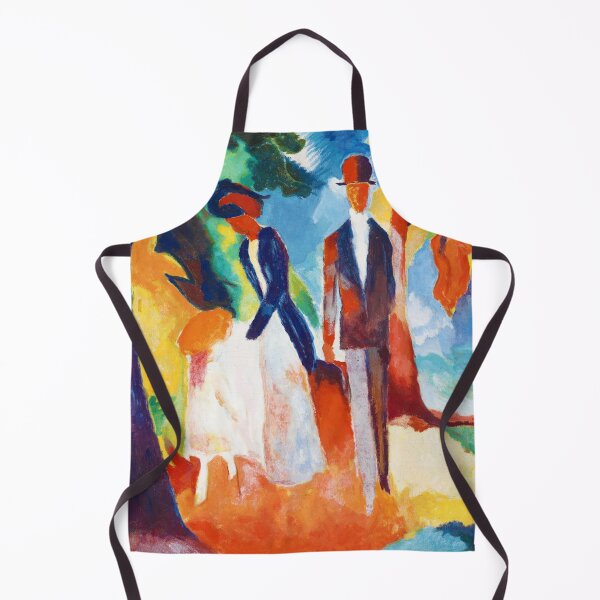 Item preview, People by the Blue Lake by August Macke designed and sold by VenusArt7.