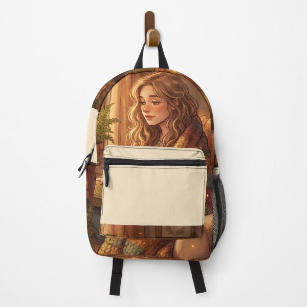 Item preview, Girl Reading by Rainy Window | Cozy Cottagecore Book Lover Wall Art designed and sold by SebastianSpace.