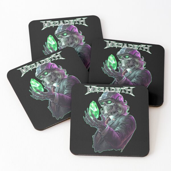 Item preview, Megadeth Vic Rattlesnake Rust In Peace Green Gem designed and sold by IrenaMalic.