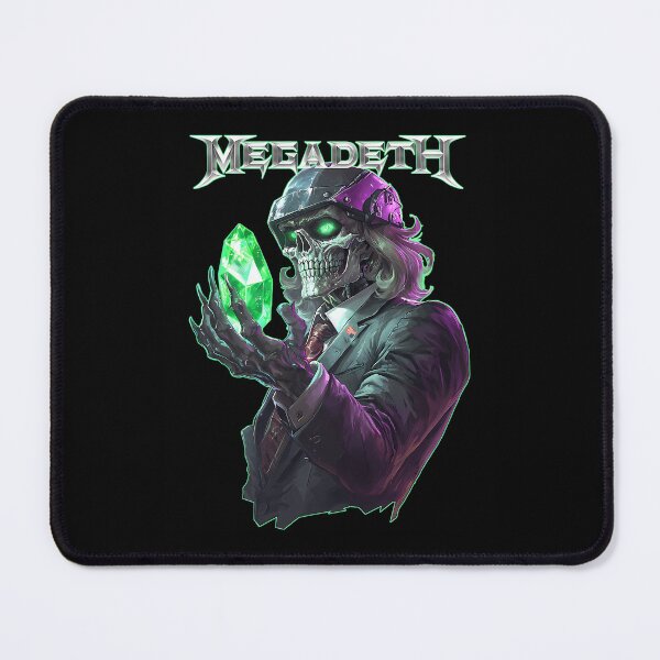 Item preview, Megadeth Vic Rattlesnake Rust In Peace Green Gem designed and sold by IrenaMalic.