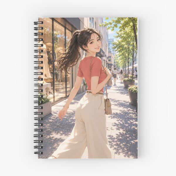 Item preview, City Shopping – Follow Her Through the City designed and sold by SEIMEI2025.