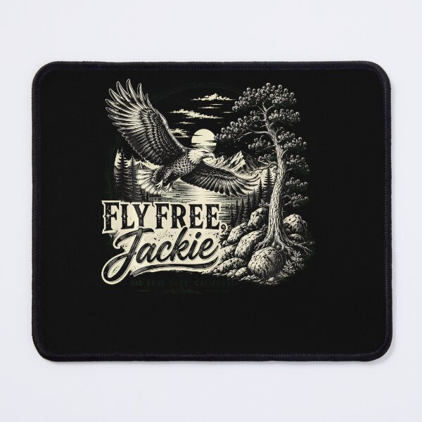 Item preview, Forever Watching The Sky Fly Free Jackie Eagle Memorial designed and sold by Amerakstore.