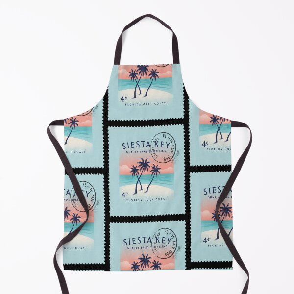 Item preview, Siesta Key Florida Quartz Sand Palm Coast Stamp Sticker designed and sold by stickercuffs.