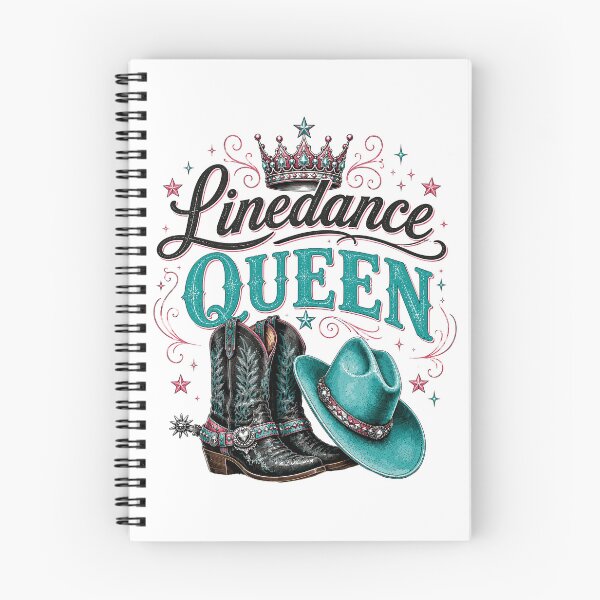 Item preview, Linedance Queen Bold Teal Western Cowgirl Colorful Line Dance Statement Cowgirl designed and sold by ZIGLWORKS.