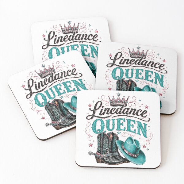 Item preview, Linedance Queen Bold Teal Western Cowgirl Colorful Line Dance Statement Cowgirl designed and sold by ZIGLWORKS.