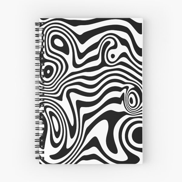 Item preview, Distorted Wavy Line Pattern - Black & White designed and sold by shanemuir5.