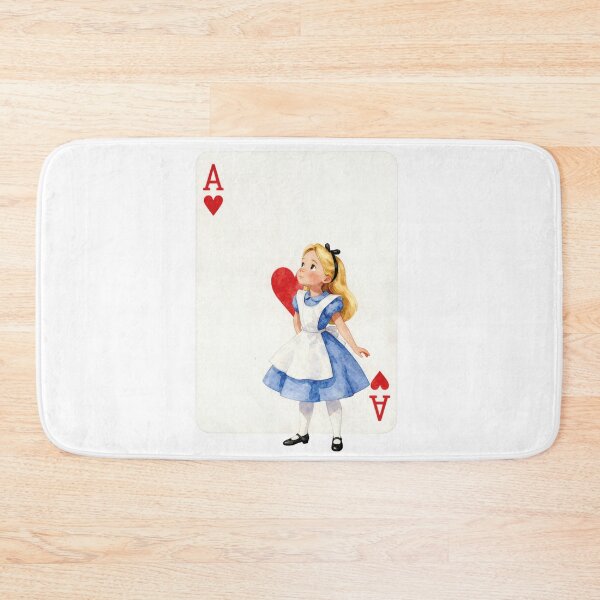 Item preview, Alice in Wonderland Ace of Hearts Card Watercolor Art designed and sold by WildArtIT.