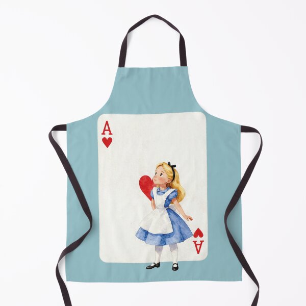 Item preview, Alice in Wonderland Ace of Hearts Card Watercolor Art designed and sold by WildArtIT.