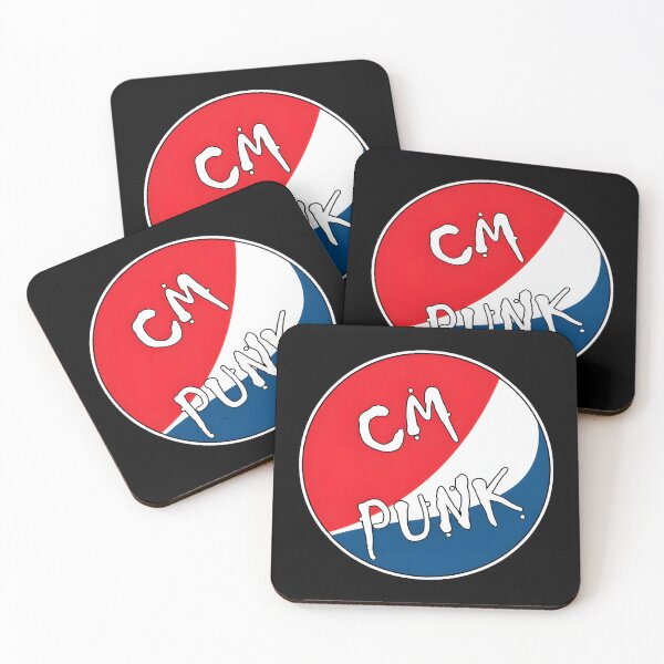 Item preview, CM Punk Retro Red White and Blue Logo designed and sold by gligorliviu.