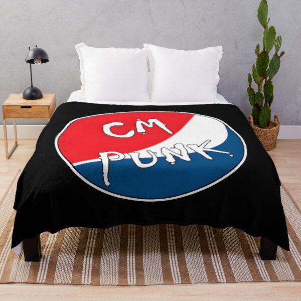 Item preview, CM Punk Retro Red White and Blue Logo designed and sold by gligorliviu.