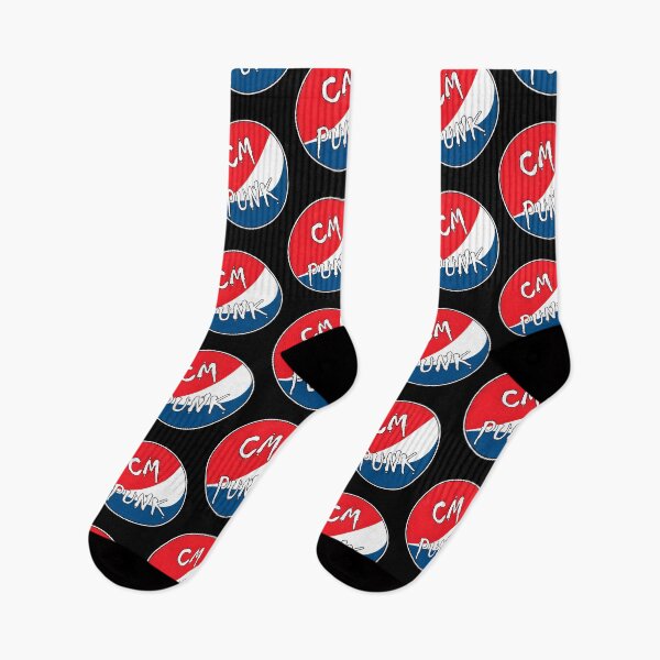 Item preview, CM Punk Retro Red White and Blue Logo designed and sold by gligorliviu.