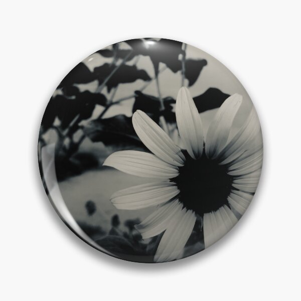 Item preview, Silvertone Monochrome Sunflower Photograph designed and sold by meganlaub1.