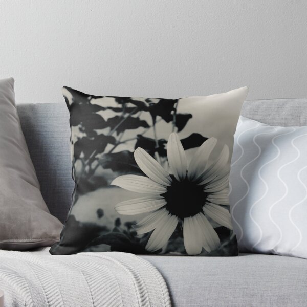 Item preview, Silvertone Monochrome Sunflower Photograph designed and sold by meganlaub1.