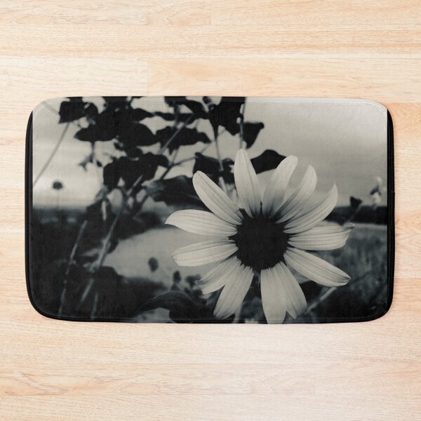 Item preview, Silvertone Monochrome Sunflower Photograph designed and sold by meganlaub1.
